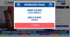 Desktop Screenshot of chilenonorteamericano.cl